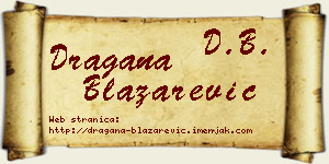 Dragana Blažarević vizit kartica